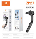 H'Maston ZP27 Bastão de Selfie Profissional com Estabilização 4 Eixos