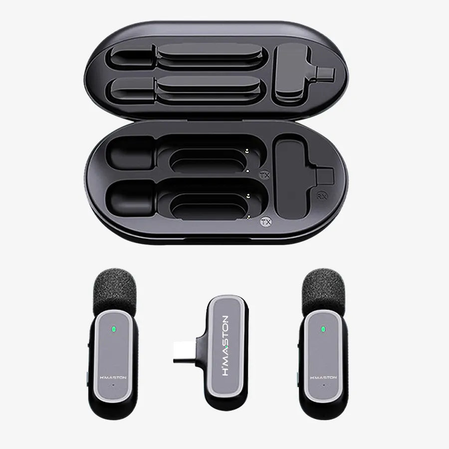 H'Maston MK07 / MK08 microfone sem fio para celular Bluetooth - Eleadermall