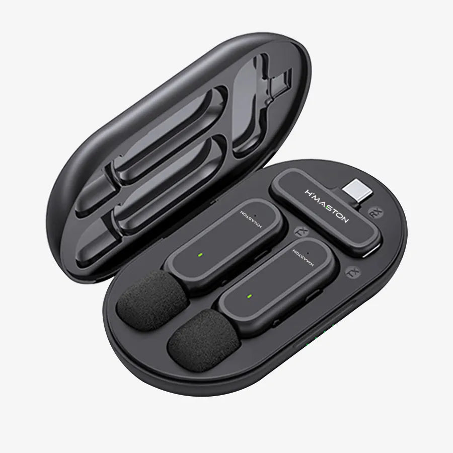 H'Maston MK07 / MK08 microfone sem fio para celular Bluetooth - Eleadermall