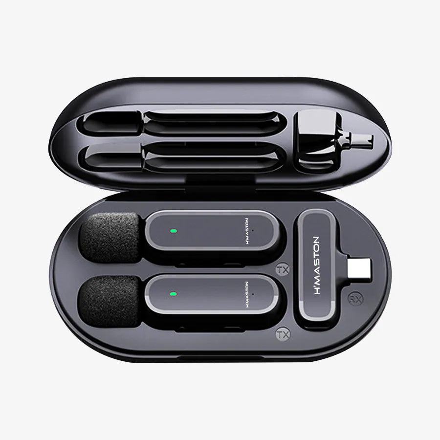 H'Maston MK07 / MK08 microfone sem fio para celular Bluetooth - Eleadermall