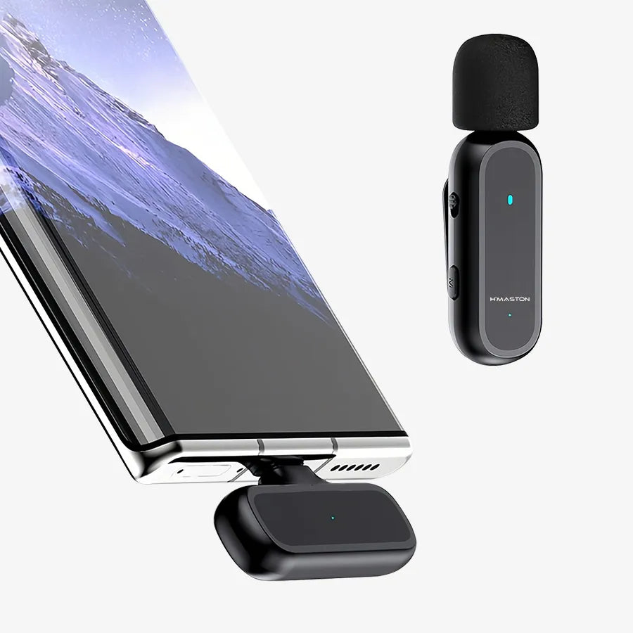 H'Maston MK07 / MK08 microfone sem fio para celular Bluetooth - Eleadermall