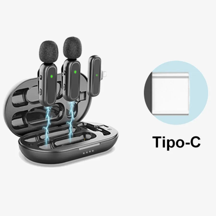 H'Maston MK07 / MK08 microfone sem fio para celular Bluetooth - Eleadermall