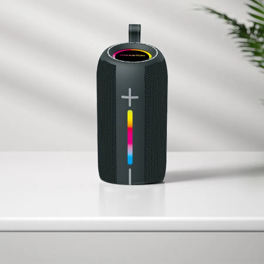 H'Maston AM12 Caixa de Som Bluetooth LED IPX6 TWS