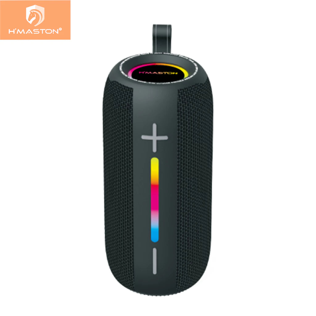 H'Maston AM12 Caixa de Som Bluetooth LED IPX6 TWS - Eleadermall