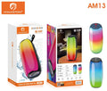 H'Maston AM13 Caixa de Som Bluetooth 5.2 com LED RGB Portátil