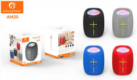 H'maston AM20 Caixa de Som Bluetooth 8W Portátil com LED RGB