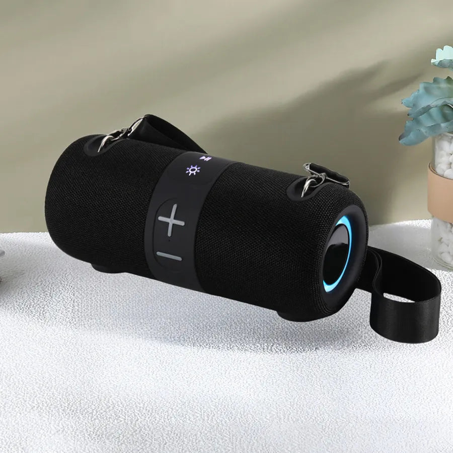 H'Maston AM48 Caixa de Som 30W Bluetooth com Luzes LED RGB