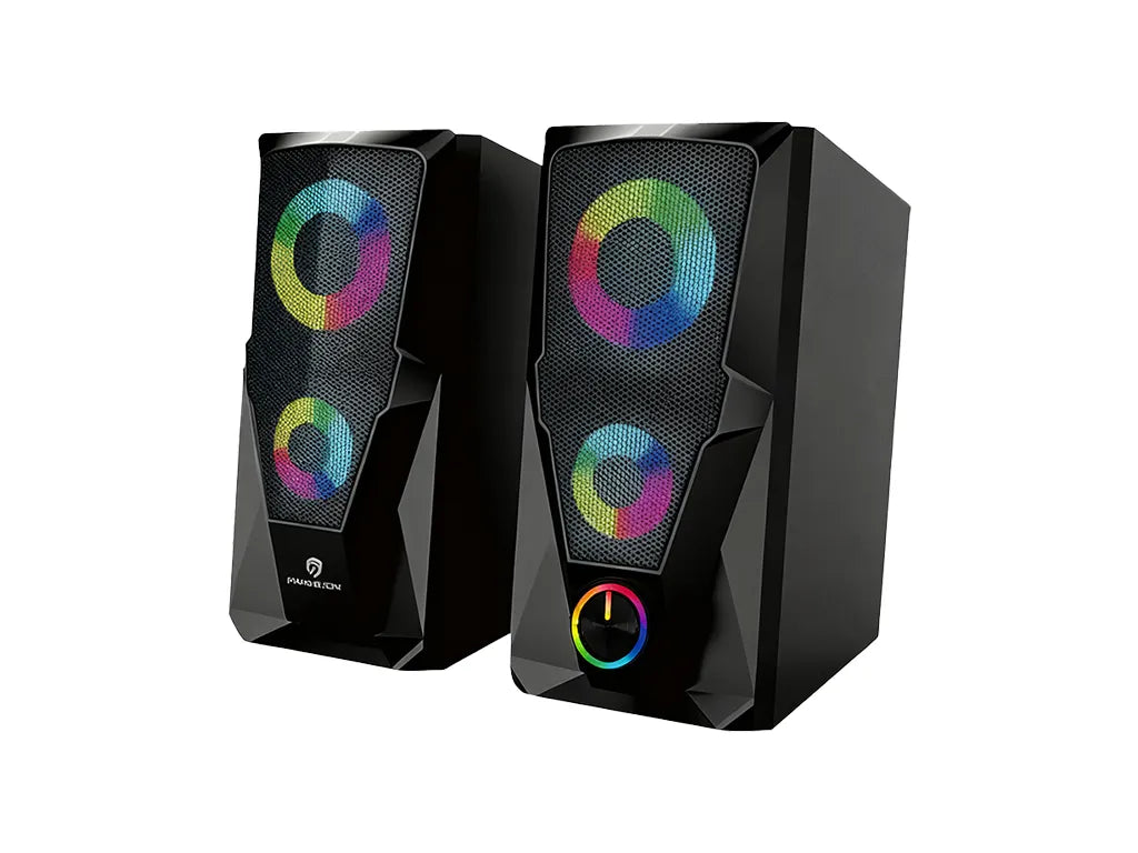 H'Maston AM56 Caixa de Som Gamar para PC - Multimídia Portátil e Prática