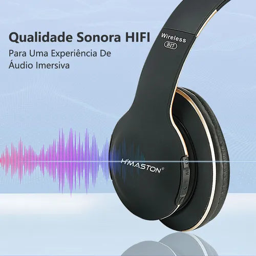 H'Maston B17 Fone Bluetooth Sem Fio com Microfone - Eleadermall