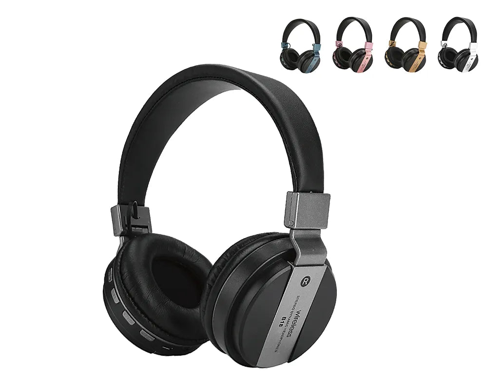 H'Maston B18 Headset Bluetooth com HI-FI Som