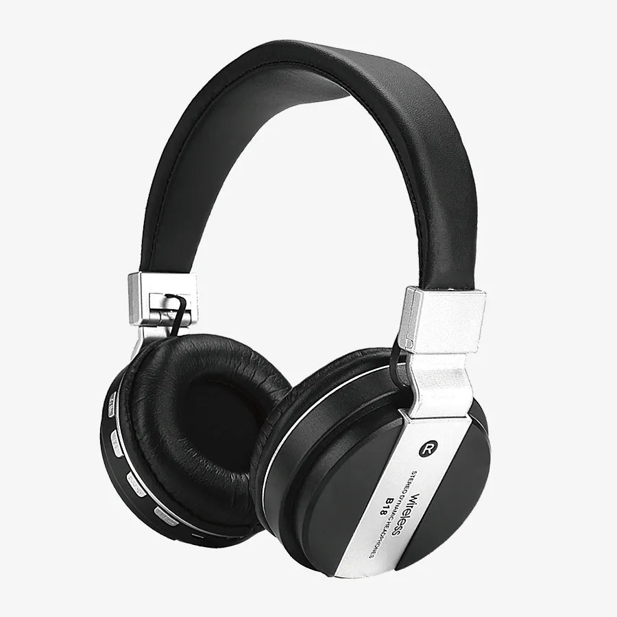 H'Maston B18 Headset Bluetooth com HI-FI Som - Eleadermall