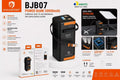 H'Maston BJB07 Power Bank 50000mAh 100W com Tela TFT e Cabo Retrátil Integrado