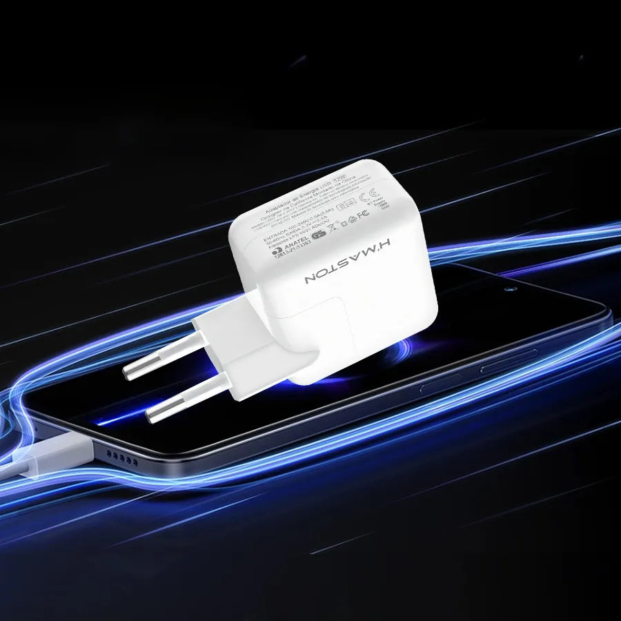 H'Maston CB02 Carregador Turbo 12W com Cabo 1m