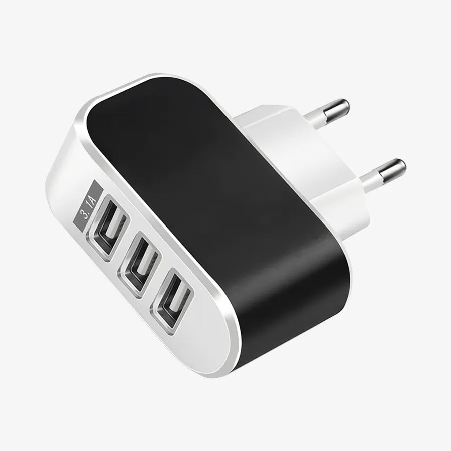 H'maston CB03 Carregador Portátil 3USB Rápido - Eleadermall