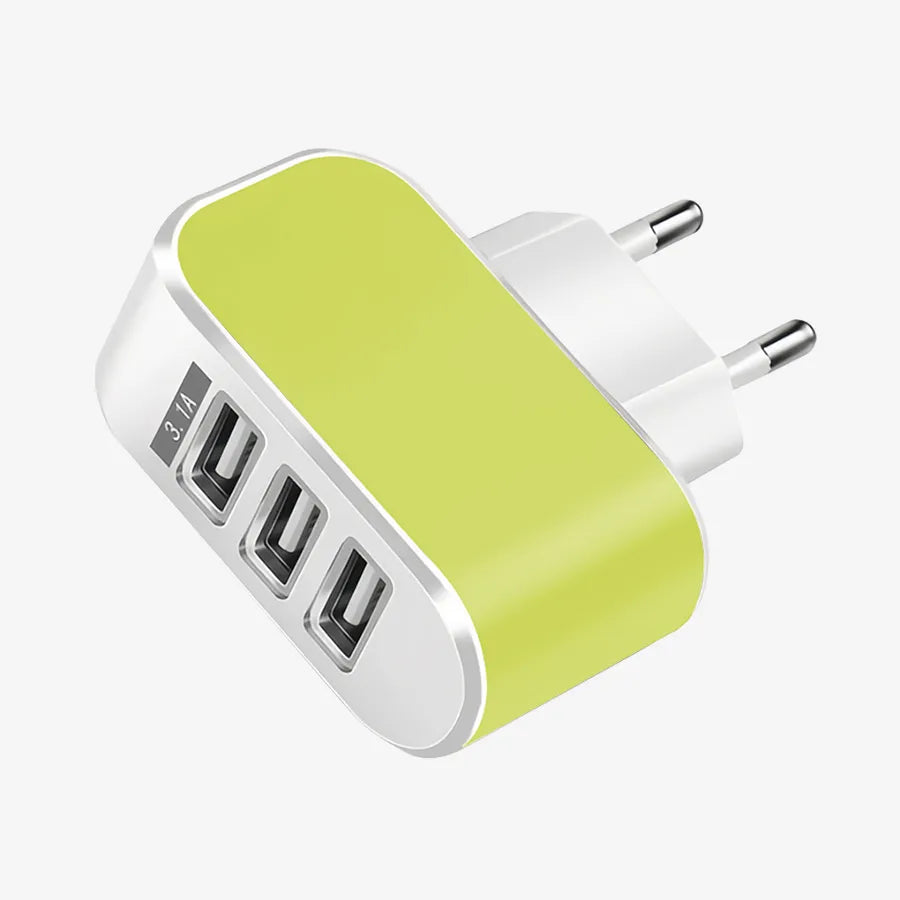 H'maston CB03 Carregador Portátil 3USB Rápido - Eleadermall