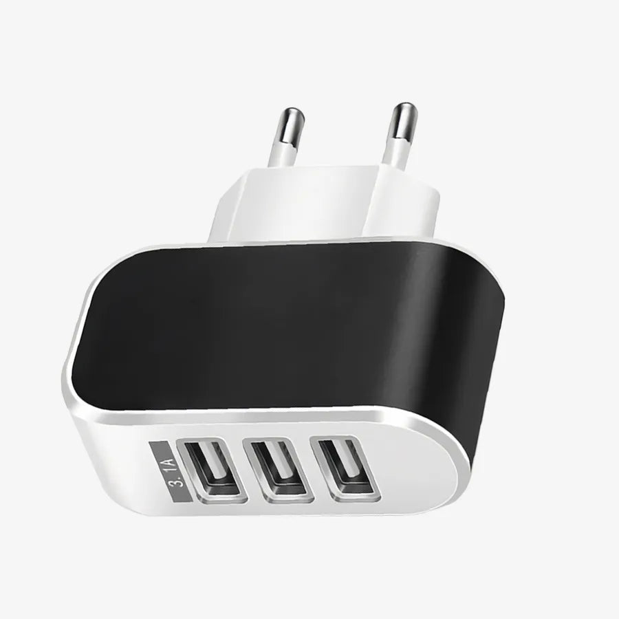 H'maston CB03 Carregador Portátil 3USB Rápido - Eleadermall