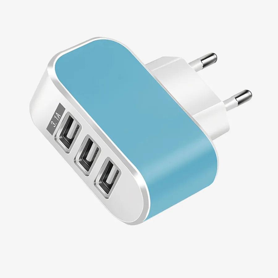 H'maston CB03 Carregador Portátil 3USB Rápido - Eleadermall