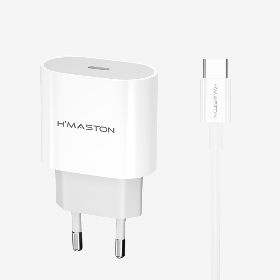 H'Maston CB23 Carregador Tipo-C Turbo 30 W p/ iPhone 15/16