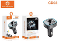 H'Maston CD02 FM Player Para Carro Carregador Rapido USB Duplo