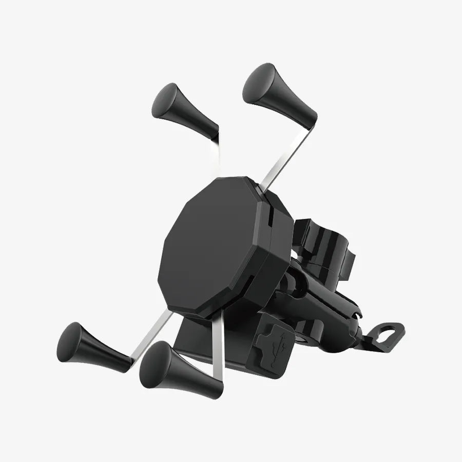 H'Maston CJ110: Suporte Moto com USB e LED - Eleadermall