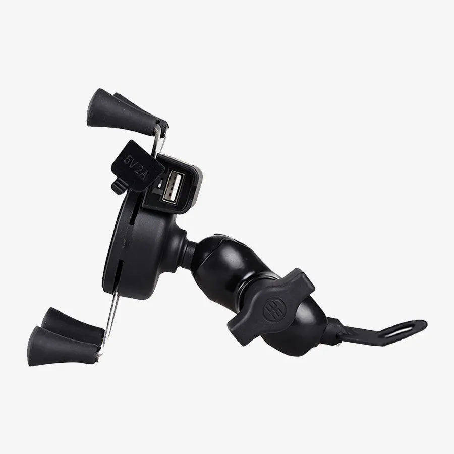 H'Maston CJ110: Suporte Moto com USB e LED - Eleadermall