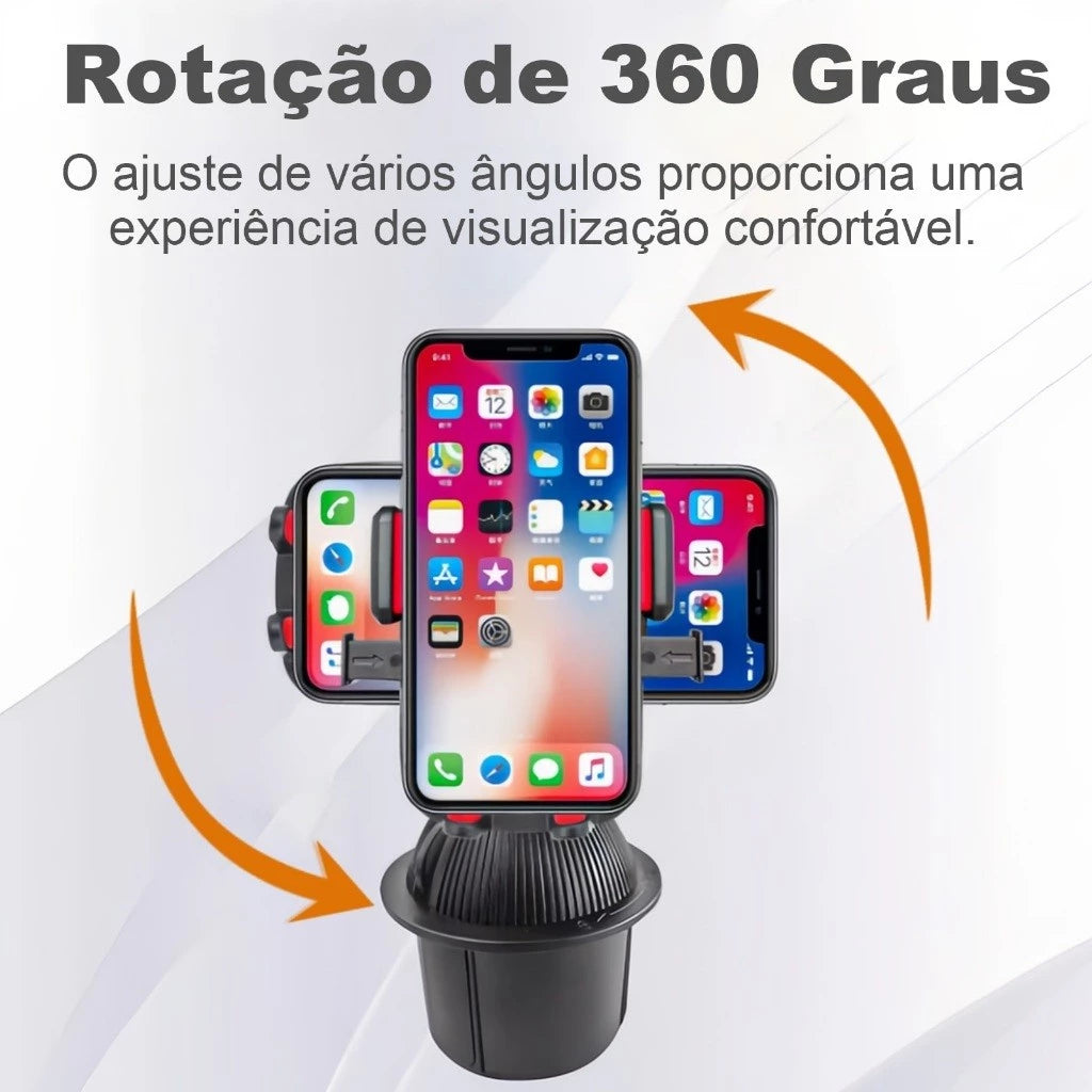 H'Maston CJ74 Suporte Veicular 360° Porta Copo - Eleadermall