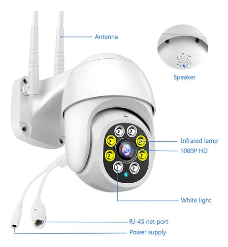 H'Maston CM03 Câmera Segurança Wifi 360° Inteligente - Eleadermall