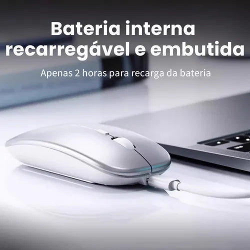 H'maston E1200 Mouse Sem Fio RGB Ergonômico - Eleadermall