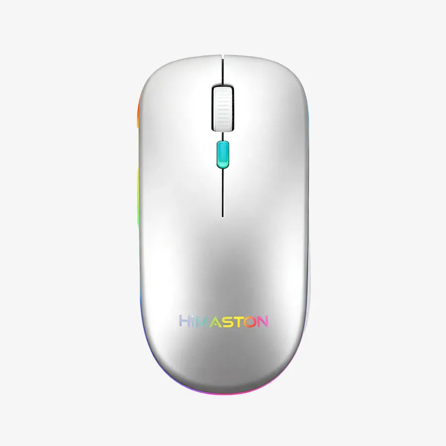 H'maston E1200 Mouse Sem Fio RGB Ergonômico