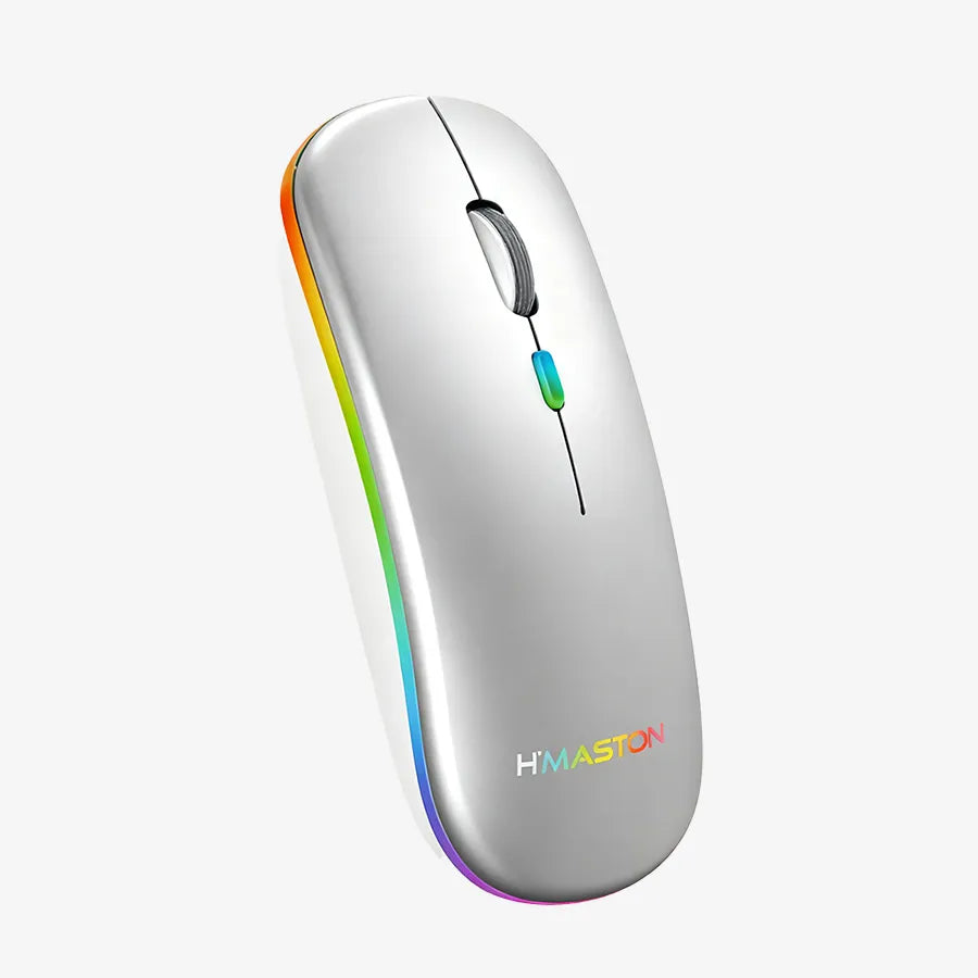 H'maston E1200 Mouse Sem Fio RGB Ergonômico