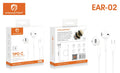 H'Maston EAR02 Fone Tipo-C Estilo EarPods para iPhone 15