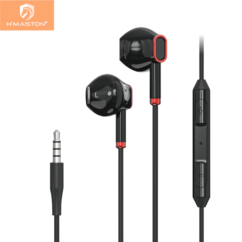 H'Maston EJ104: Fone Extra Bass Alta Resolução - Eleadermall