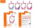 H'Maston EJ052 Headset Bluetooth Infantil Unicórnio – Diversão e Conforto!