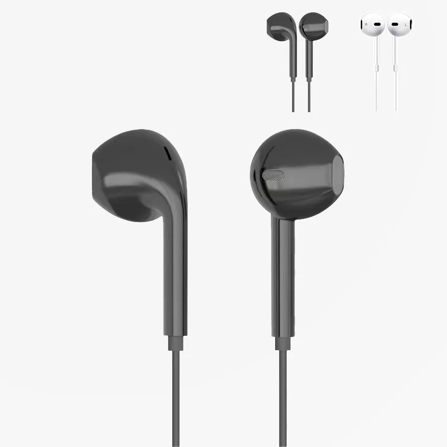 H'Maston EJ39 Fones de Ouvido com Fio 3.5mm Intra-auricular - Eleadermall