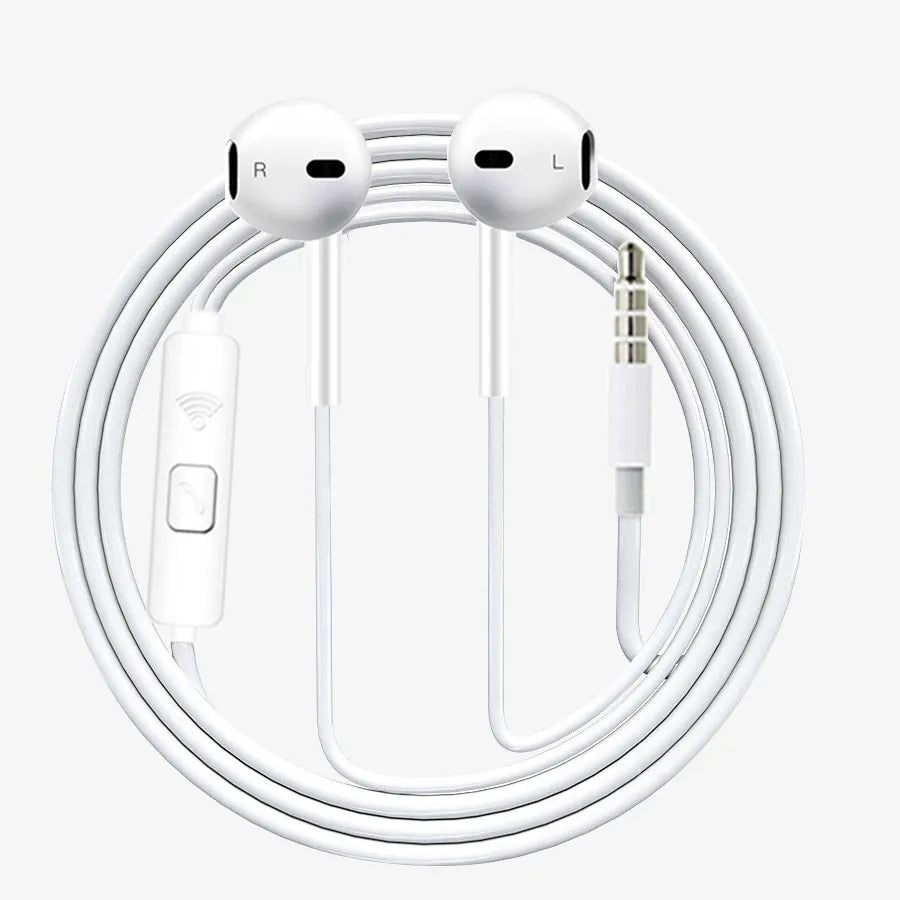 H'Maston EJ39 Fones de Ouvido com Fio 3.5mm Intra-auricular - Eleadermall