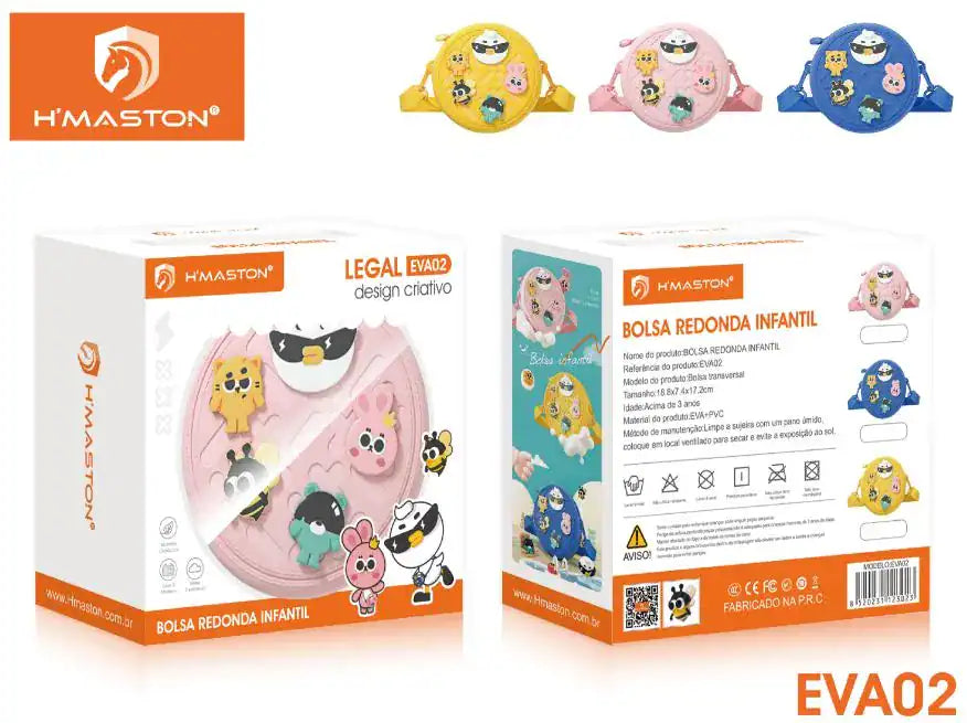 H'maston EVA02 Bolsa Infantil Transversal Estilo Meninas