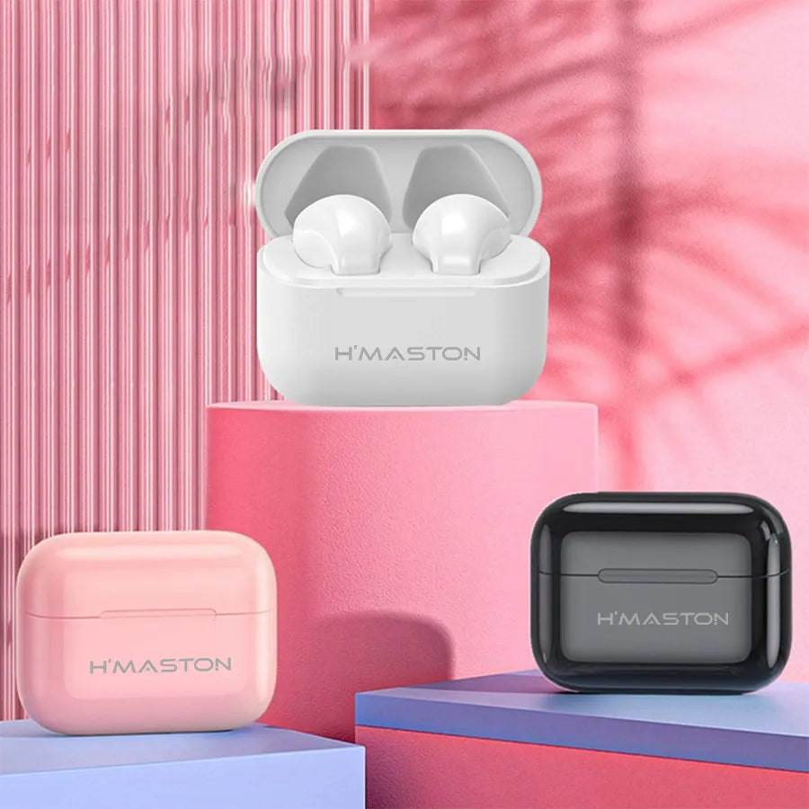 H'Maston F917 Fone Bluetooth 5.3 Preto Sem Fio - Eleadermall