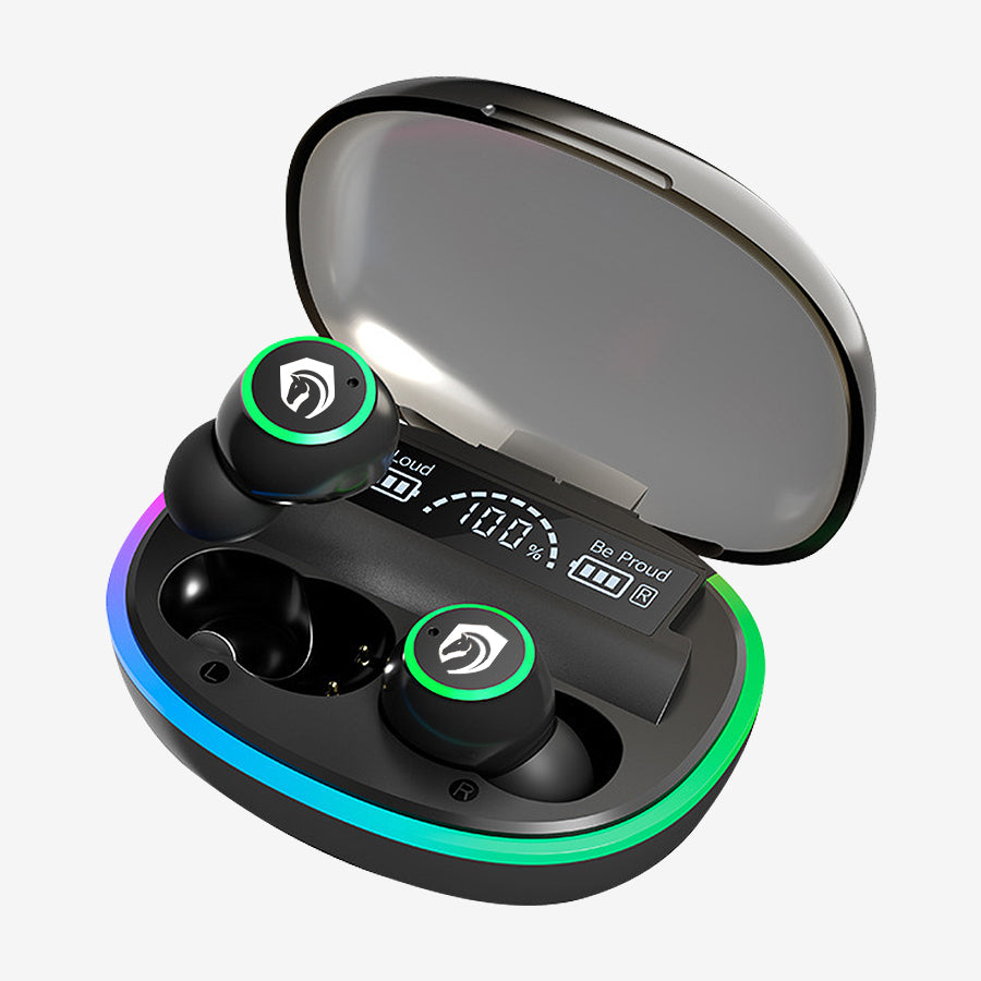 H'Maston F918 Fone Bluetooth 5.3 com LED e USB - Eleadermall