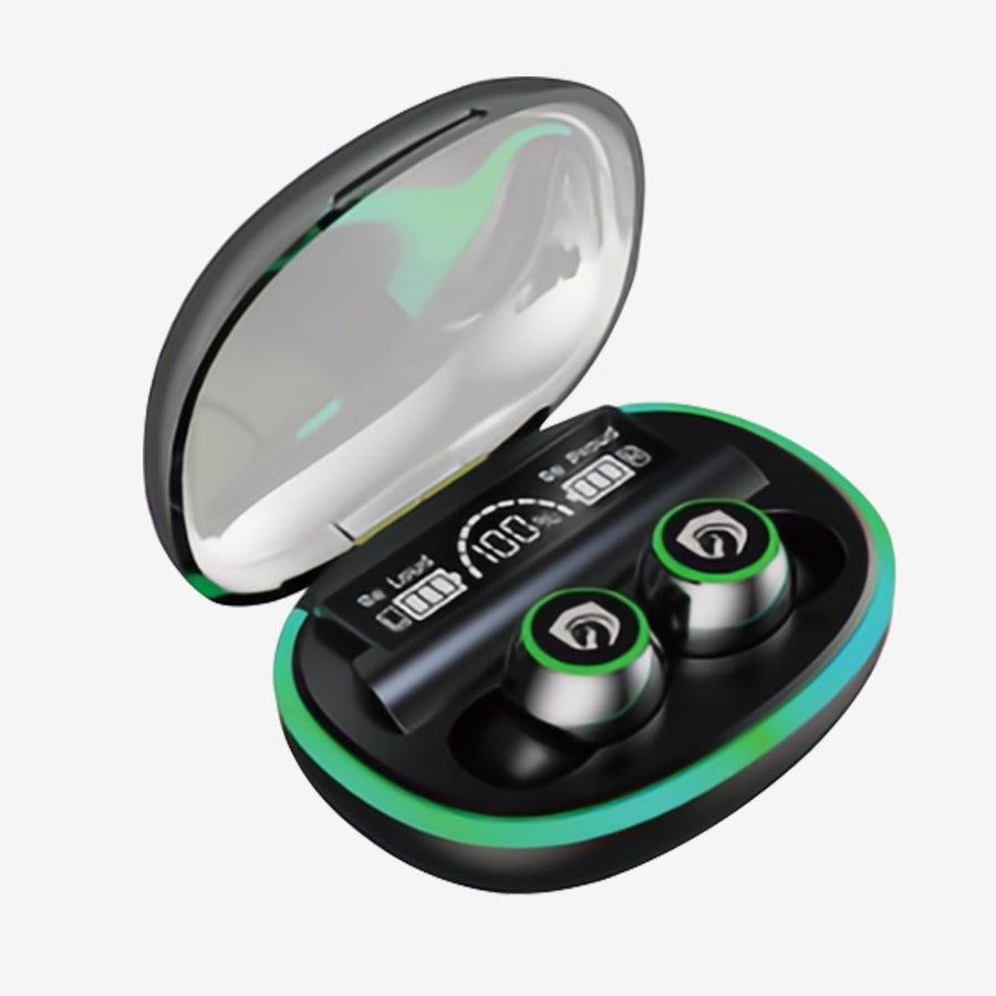 H'Maston F918 Fone Bluetooth 5.3 com LED e USB - Eleadermall