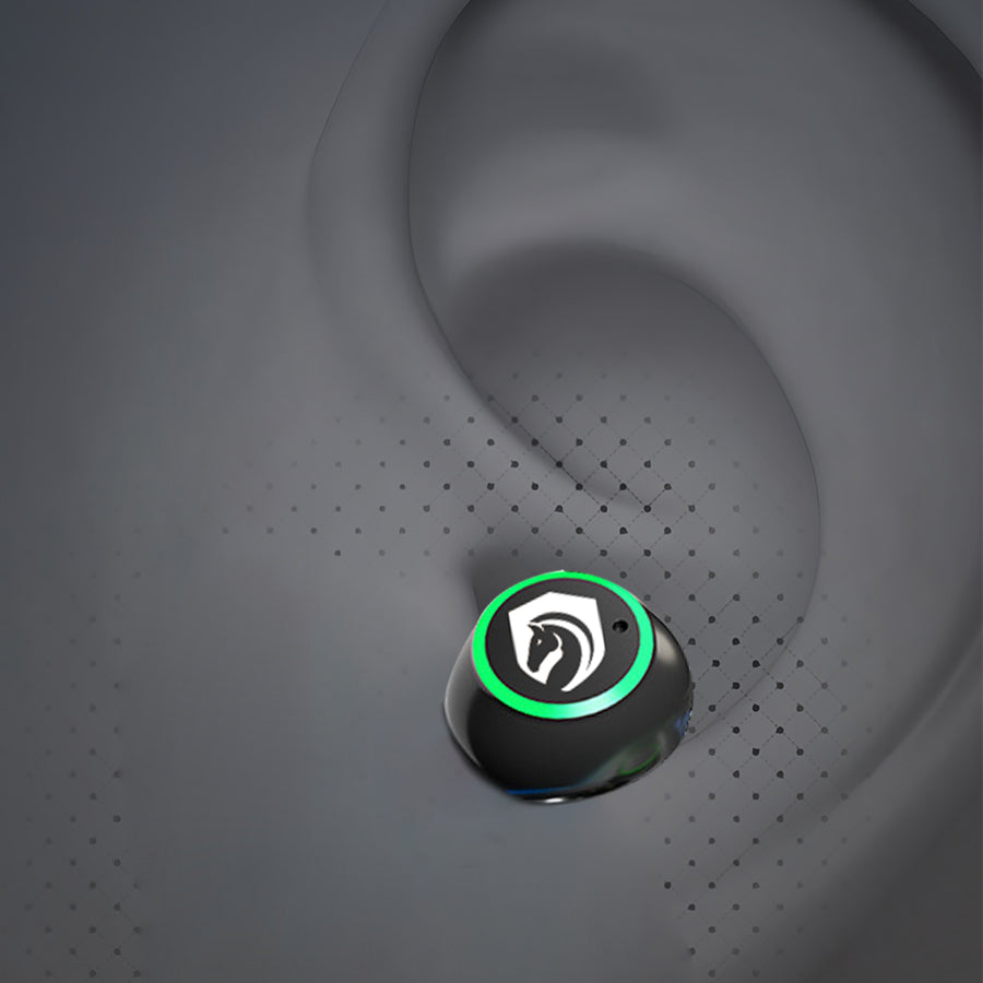 H'Maston F918 Fone Bluetooth 5.3 com LED e USB - Eleadermall