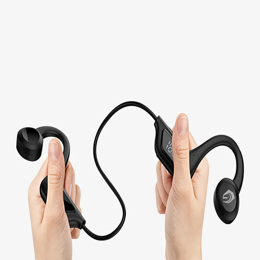 H'Maston F921 Fone Ouvido Bluetooth Esportivo Condução Óssea