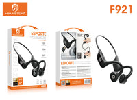 H'Maston F921 Fone Ouvido Bluetooth Esportivo Condução Óssea