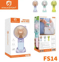 H'maston FS14 Mini Ventilador Recarregável Portátil e Silencioso