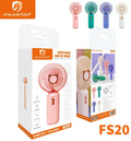 H'maston FS20 Mini Ventilador Recarregável Portátil e Silencioso