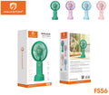 H'Maston FS56 Mini Ventilador Recarregável Portátil e Multifuncional
