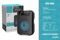 H'maston GTS-1345 Caixa de Som Bluetooth Portátil com Rádio FM