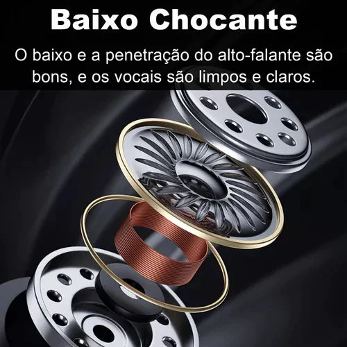 H'Maston GTS1360 Caixinha Bluetooth Portátil com Rádio FM