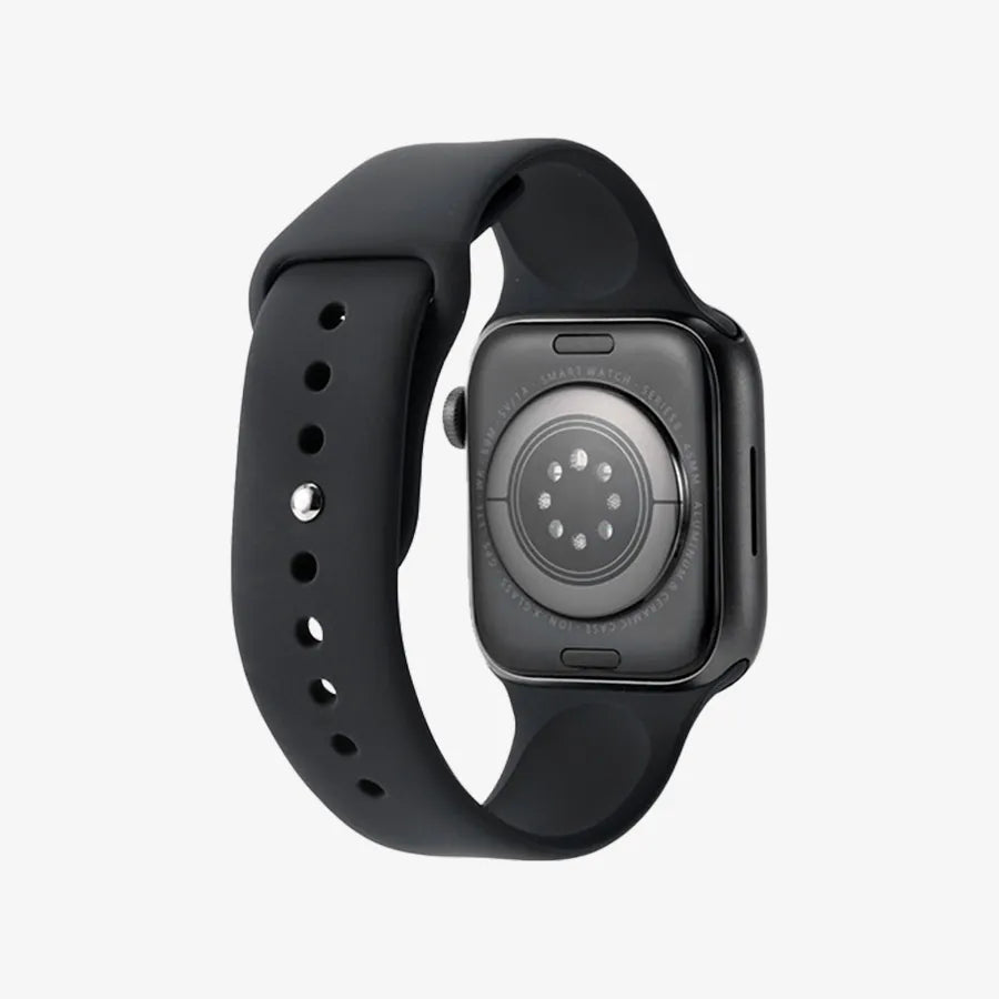 H'Maston H12mini Smartwatch NFC e IP68 Prateado