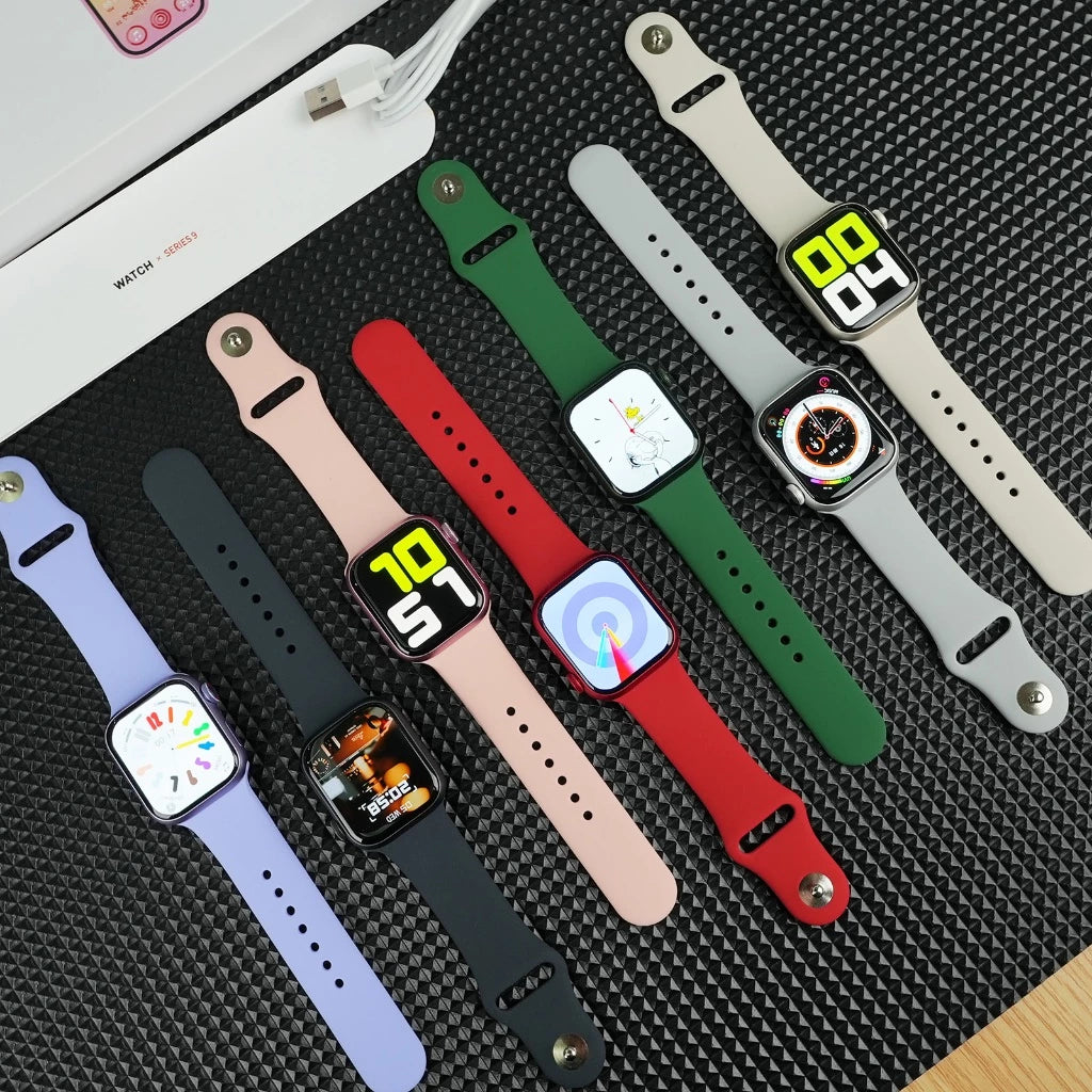 H'Maston H12mini Smartwatch NFC e IP68 Prateado - Eleadermall