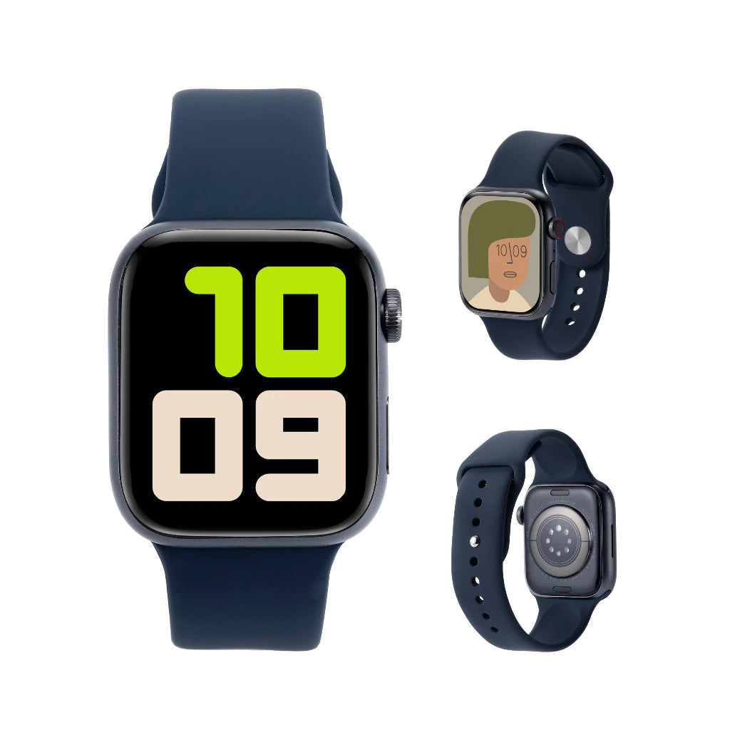 H'Maston H12mini Smartwatch NFC e IP68 Prateado - Eleadermall
